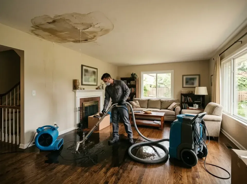 attic-pipe-burst-ceiling-drip-008 — frequently asked questions, Water Damage Restoration & Carpet Care in Joliet, IL